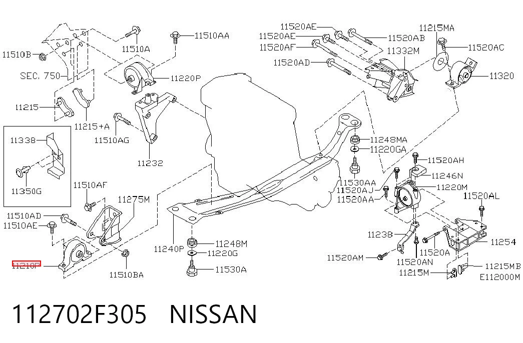 112702F305 Nissan/Infiniti