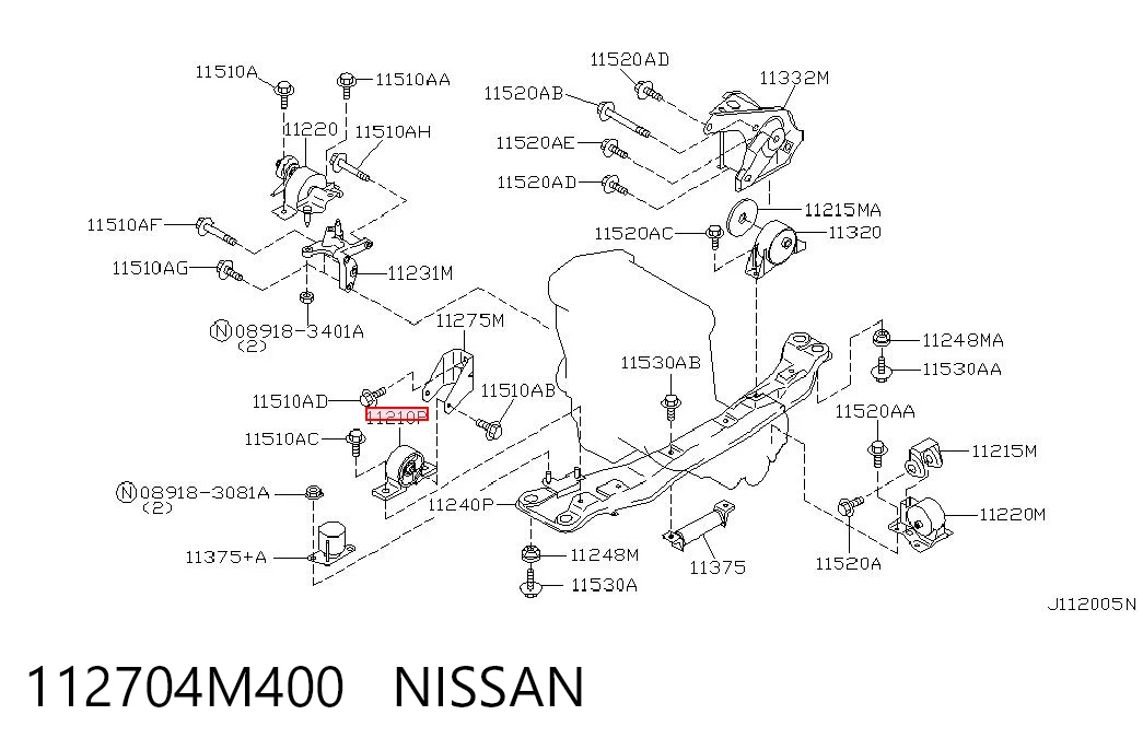 112704M400 Nissan/Infiniti