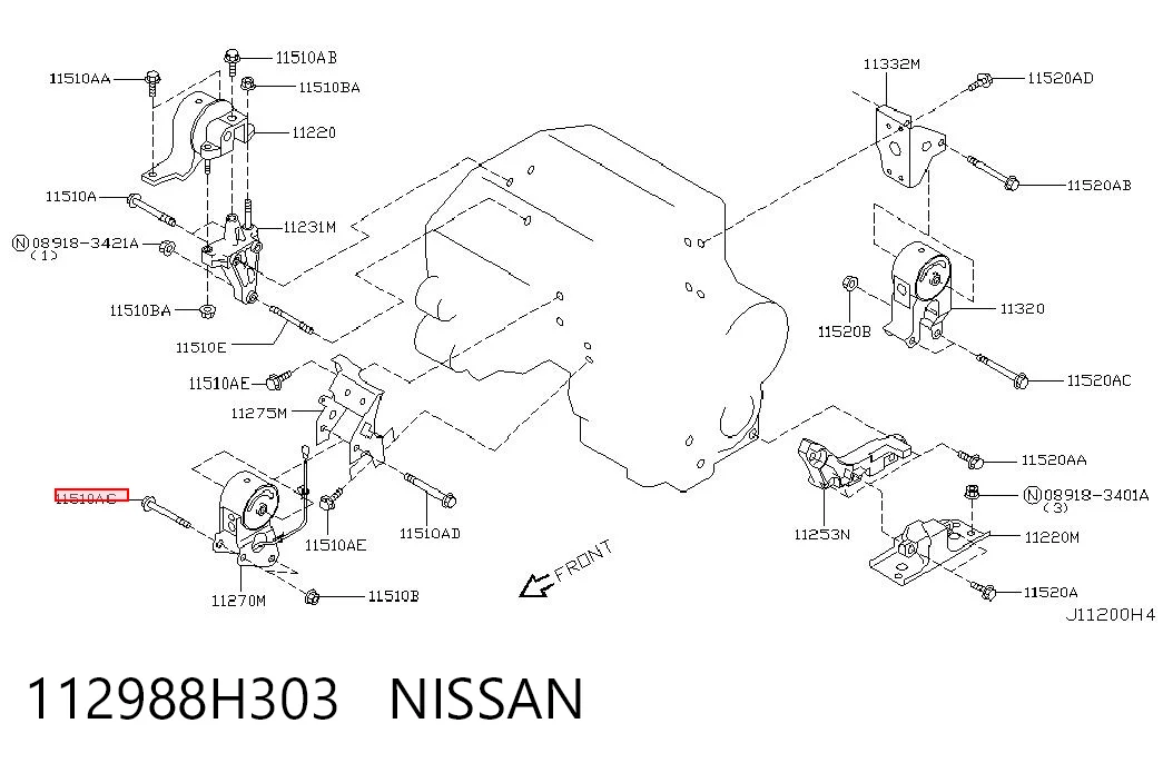 112988H303 Nissan/Infiniti