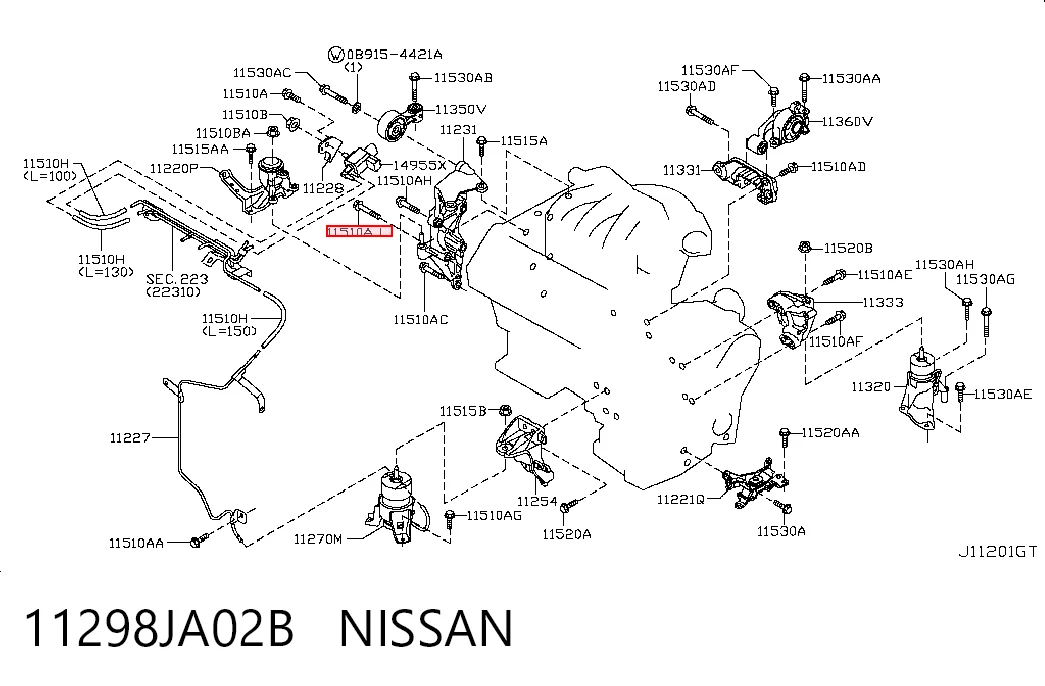 11298JA02B Nissan/Infiniti