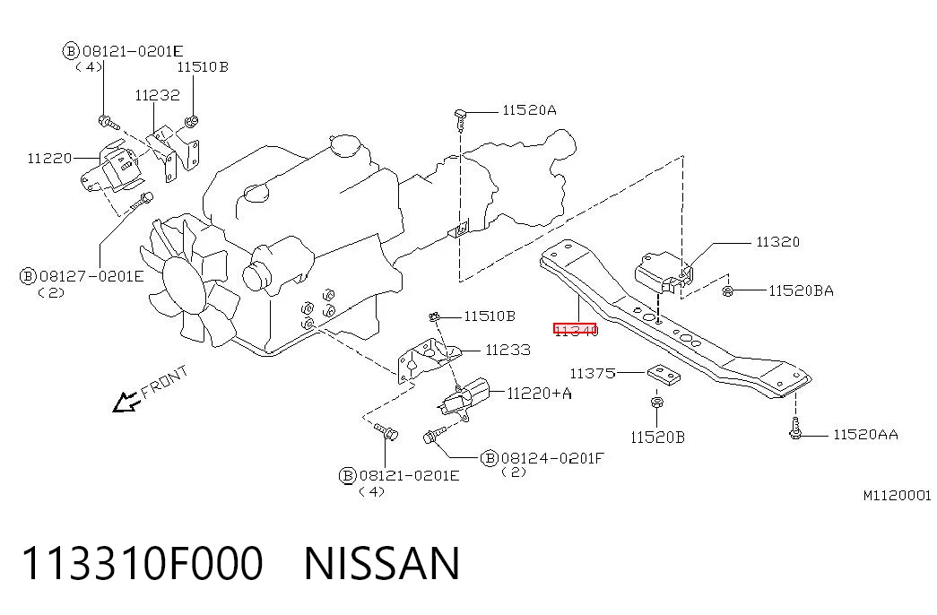 113310F000 Nissan/Infiniti
