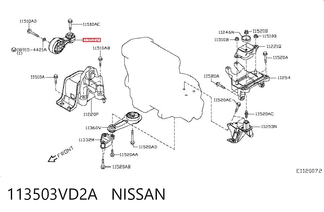 113503VD2A Nissan/Infiniti