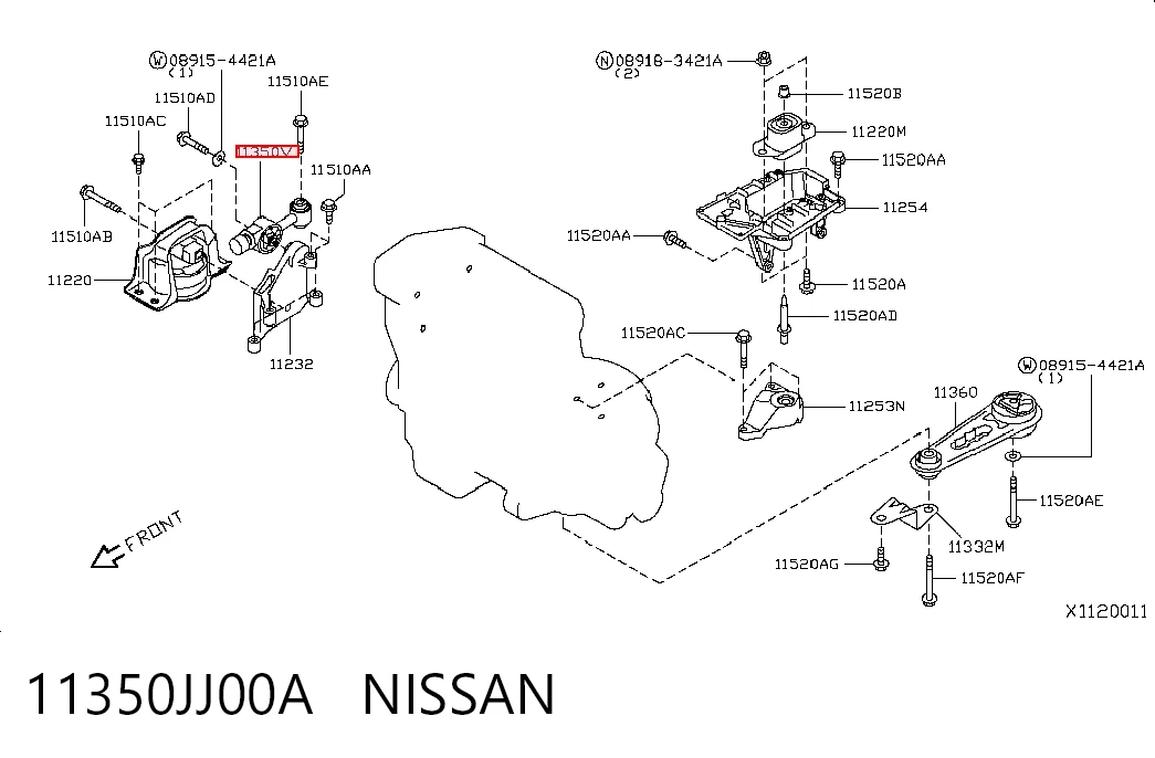 11350JJ00A Nissan/Infiniti