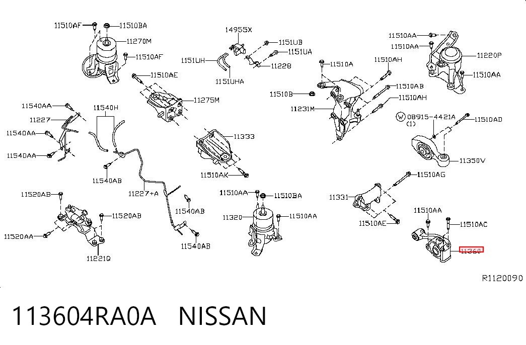 113604RA0A Nissan/Infiniti
