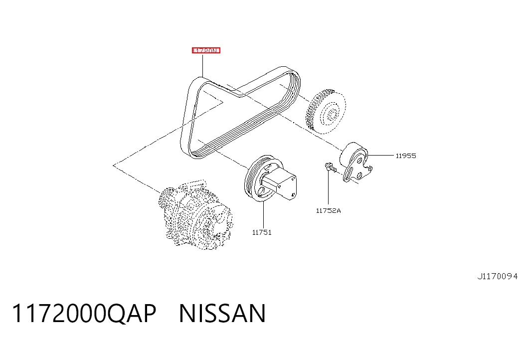 Correia dos conjuntos de transmissão para Jeep Grand Cherokee I Z