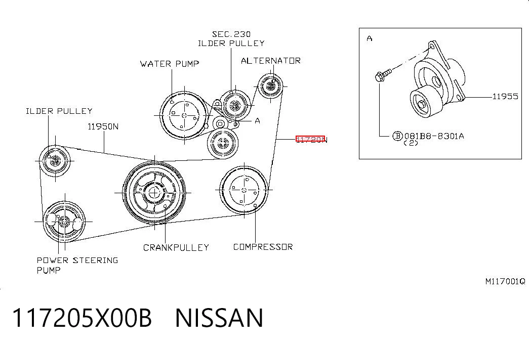 117205X00B Nissan/Infiniti