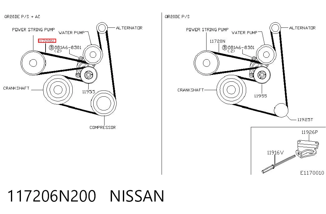 117206N200 Nissan/Infiniti