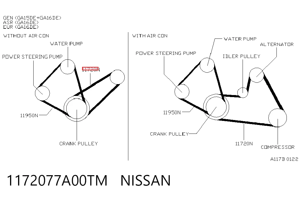1172077A00TM Nissan/Infiniti