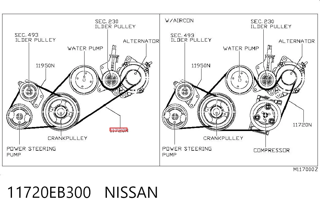 11720EB300 Nissan/Infiniti