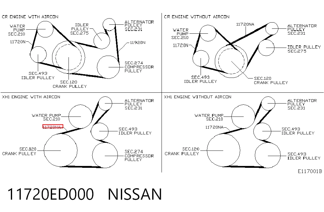 11720ED000 Nissan/Infiniti