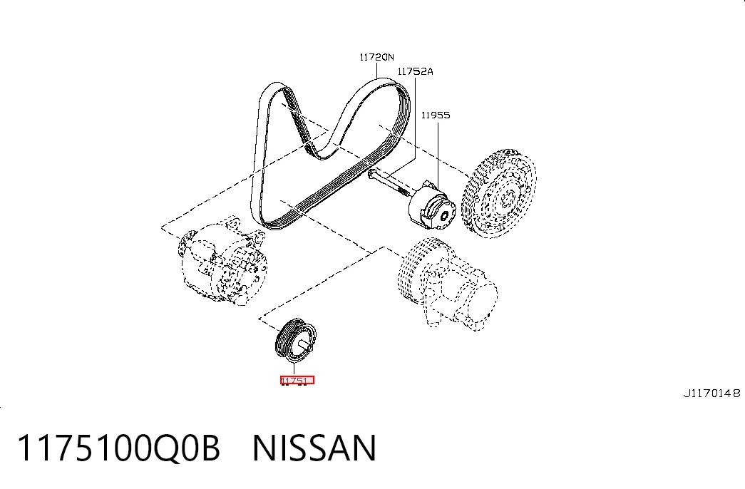 1175100Q0B Nissan/Infiniti