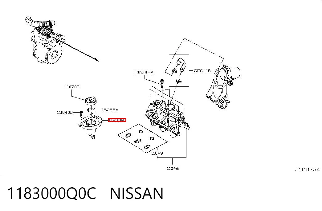 1183000Q0C Nissan/Infiniti