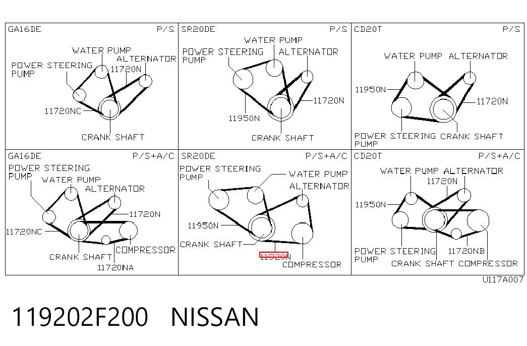 119202F200 Nissan/Infiniti