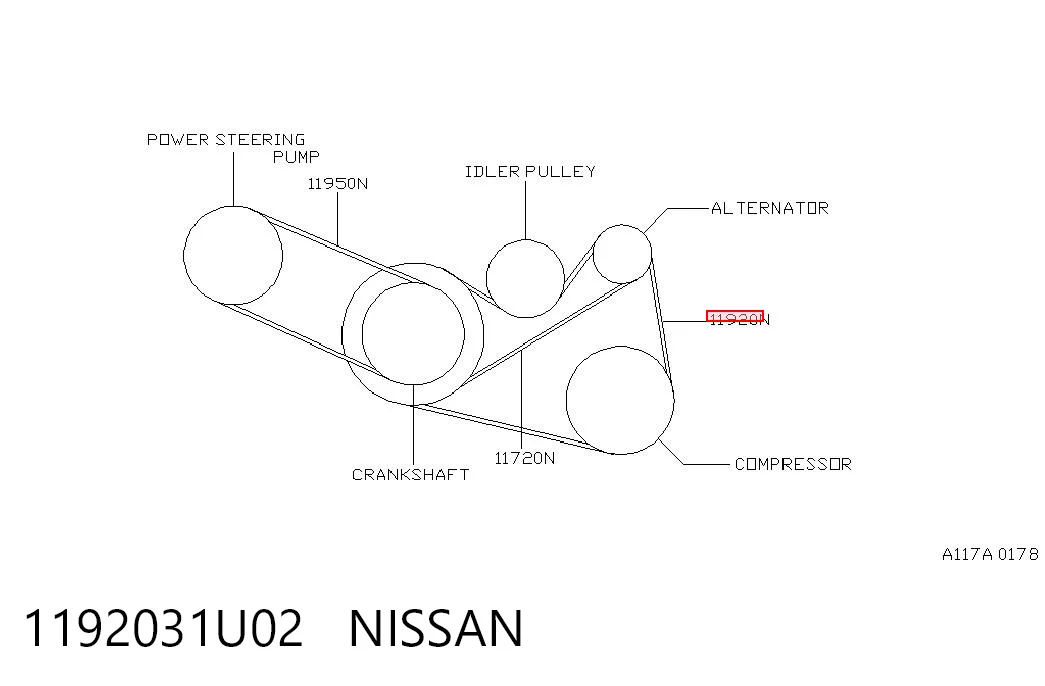 1192031U02 Nissan/Infiniti