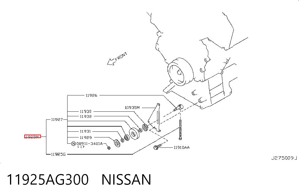 11925AG300 Nissan/Infiniti