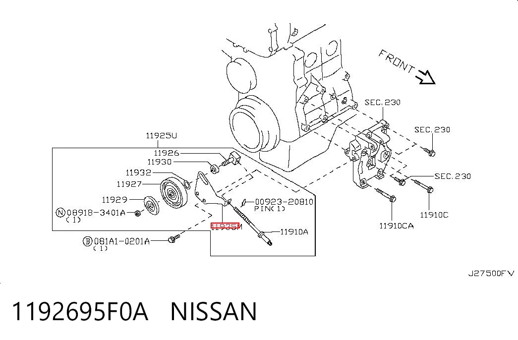 1192695F0A Nissan/Infiniti