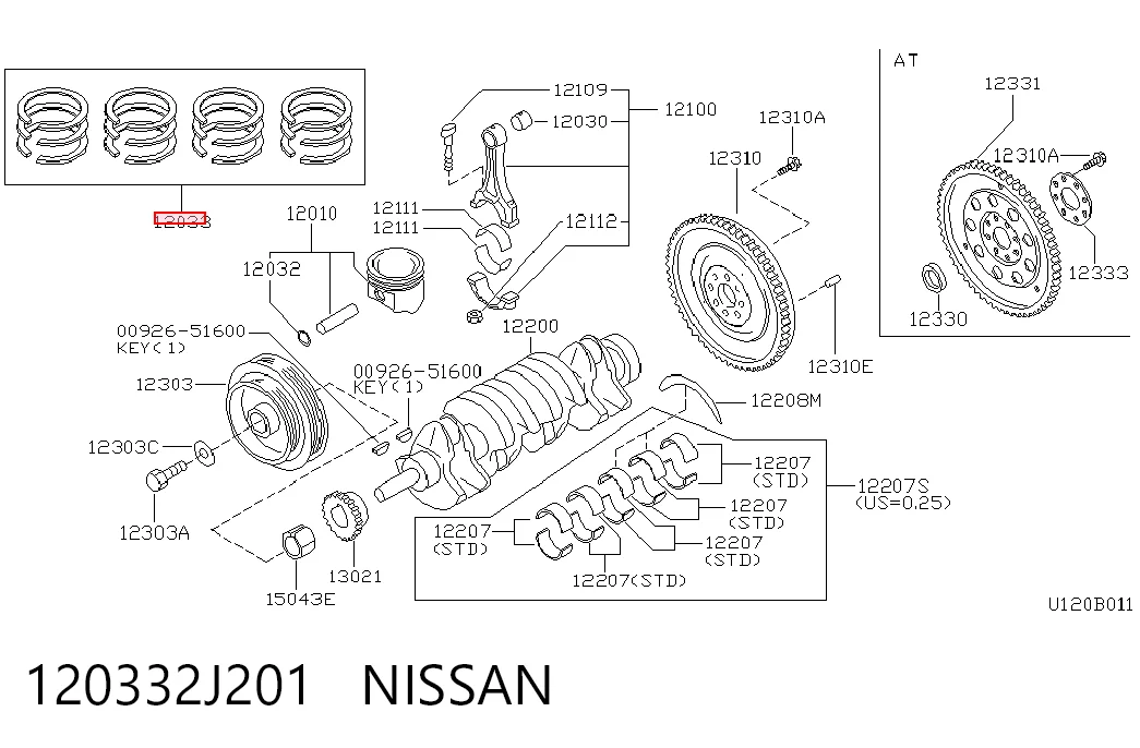 120332J201 Nissan/Infiniti