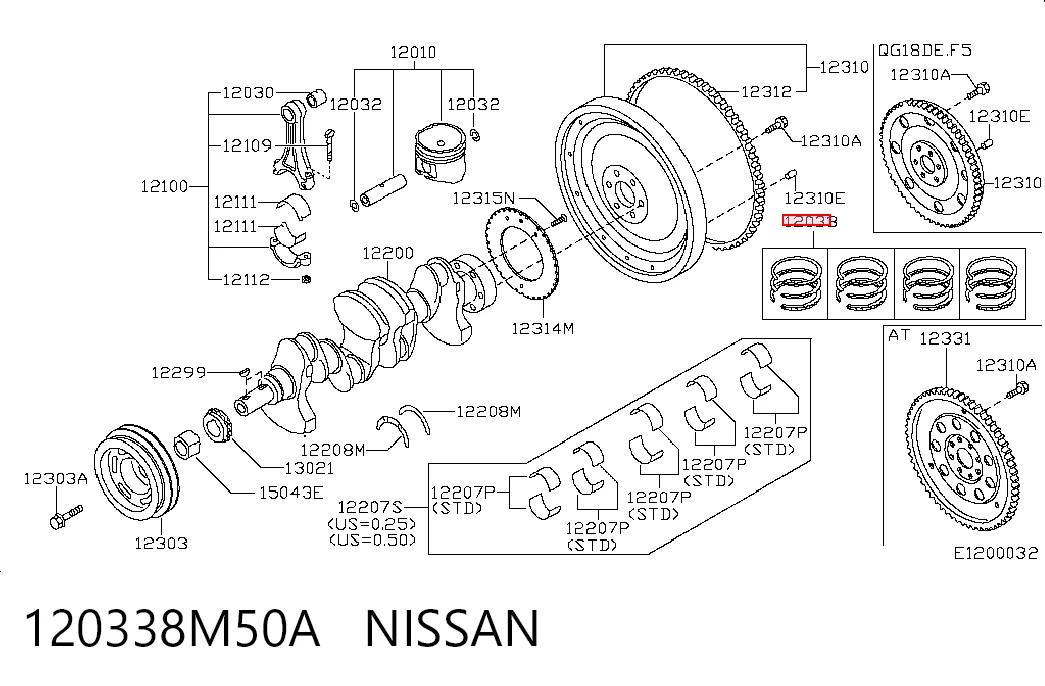120338M50A Nissan/Infiniti