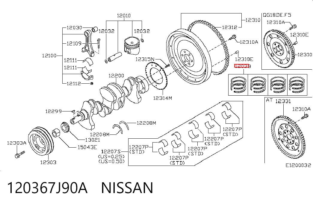 120367J90A Nissan/Infiniti