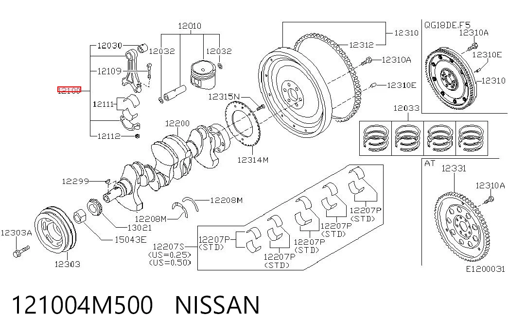 121004M500 Nissan/Infiniti