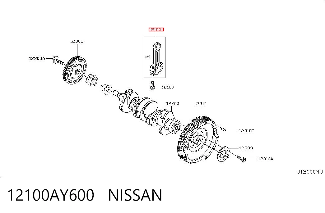 12100AY600 Nissan/Infiniti