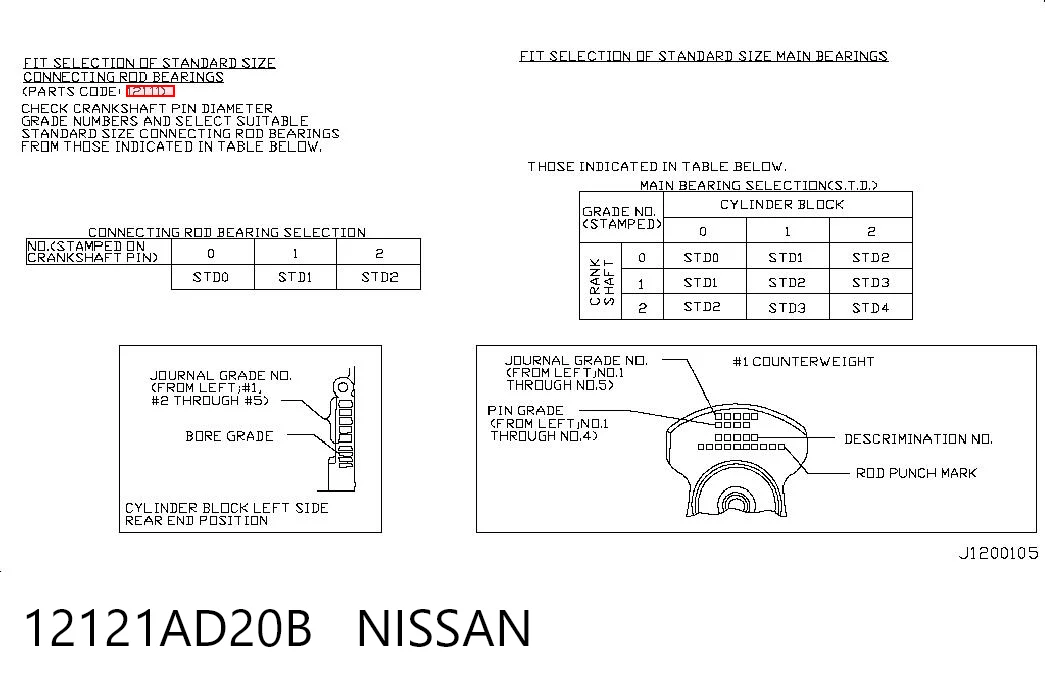 12121AD20B Nissan/Infiniti