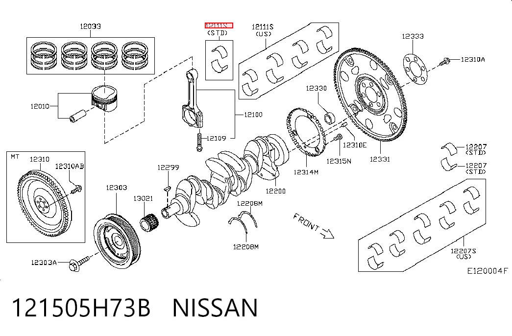 121505H73B Nissan/Infiniti