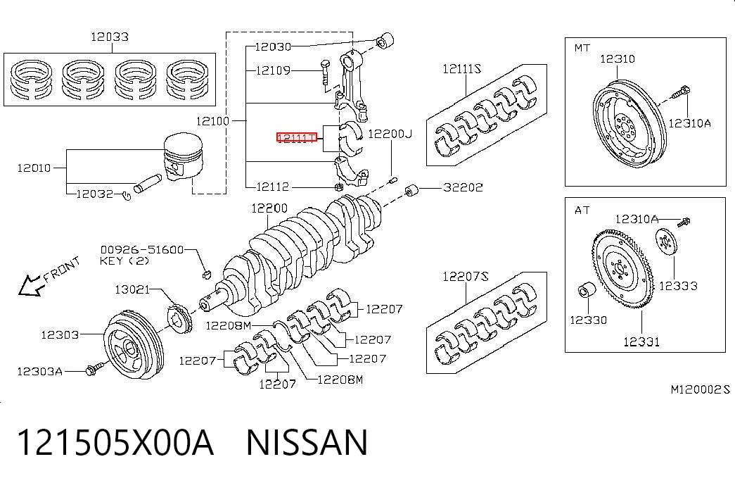 121505X00A Nissan/Infiniti