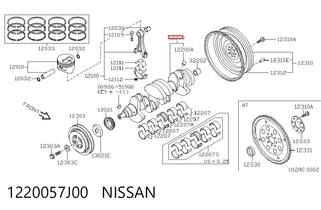 Cambota de motor Nissan Sunny III Y10 ao melhor preço