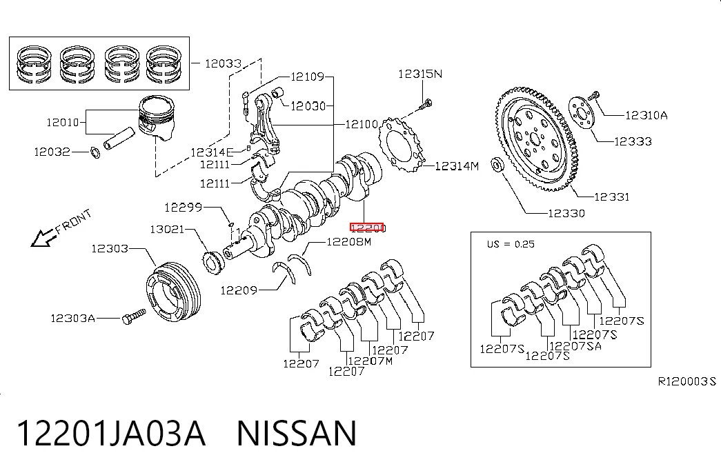 Compre Cambota de motor Nissan X-Trail 