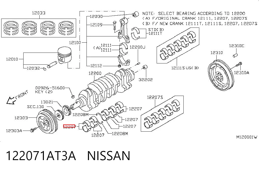 122071AT3A Nissan/Infiniti