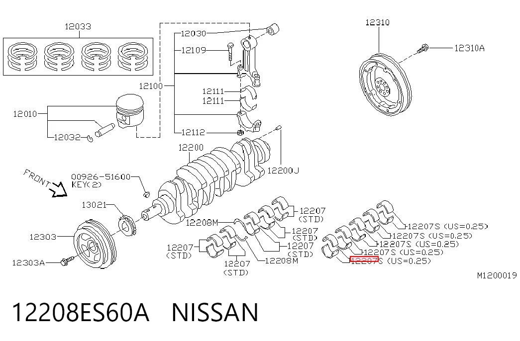 12208ES60A Nissan/Infiniti