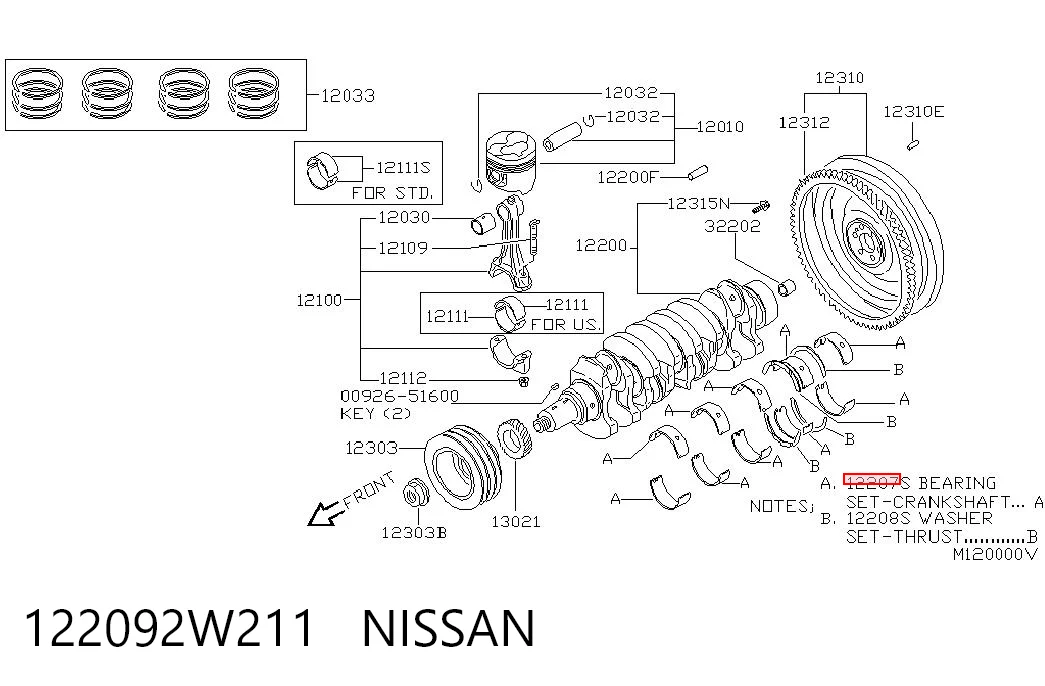 122092W211 Nissan/Infiniti