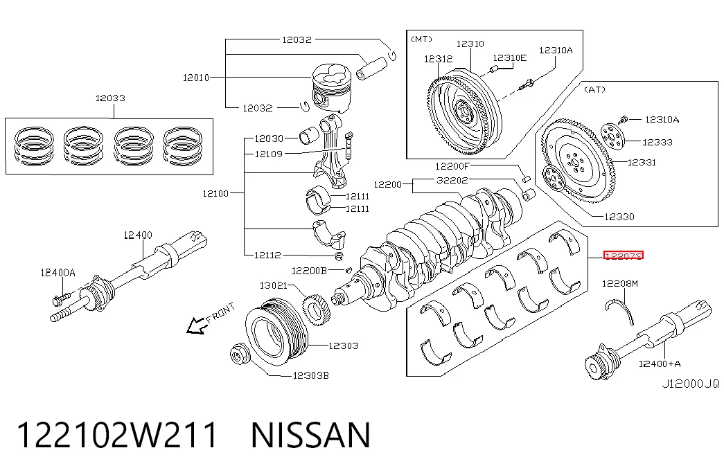122102W211 Nissan/Infiniti