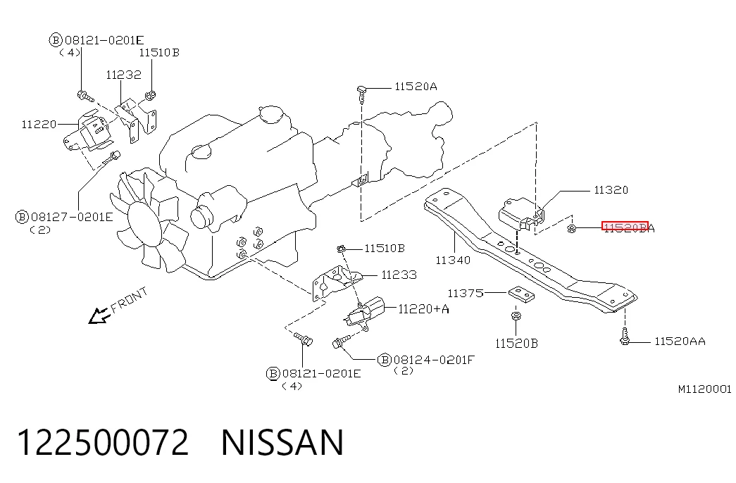 122500072 Nissan/Infiniti