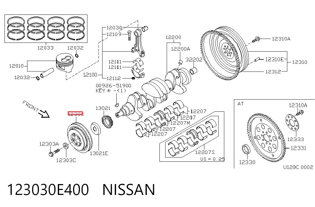 123030E400 Nissan/Infiniti