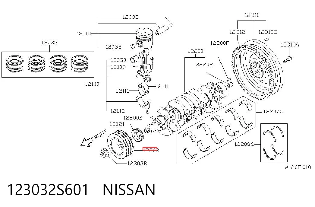 Polia de cambota Nissan Terrano preço, a partir de 81,72 USD
