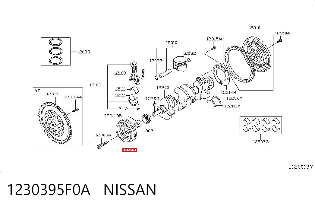 Polia de cambota Nissan Almera  B10RS ao melhor preço