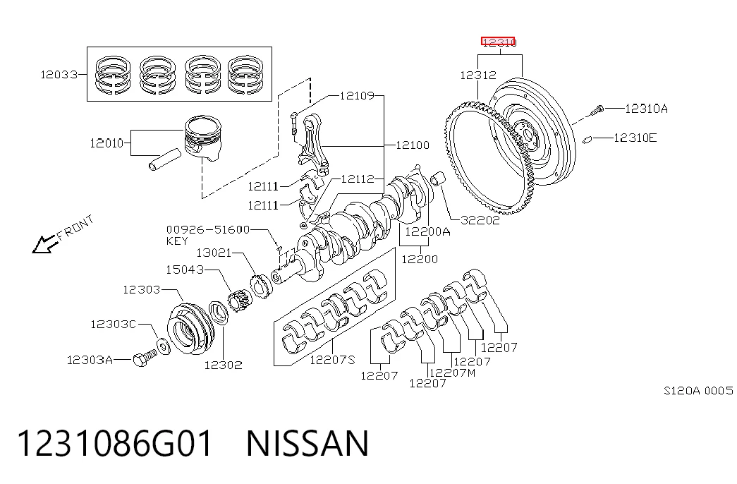 Volante de motor para Nissan Terrano R20