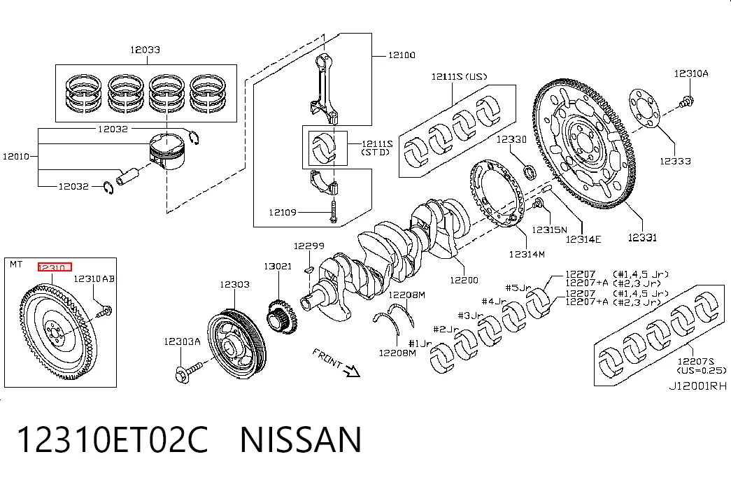 12310ET02C Nissan/Infiniti