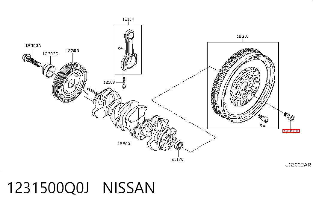 1231500Q0J Nissan/Infiniti