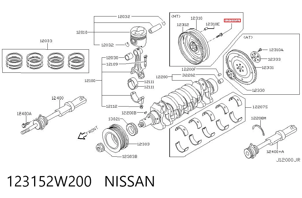 123152W200 Nissan/Infiniti