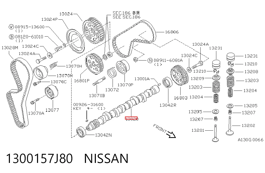 1300157J80 Nissan/Infiniti