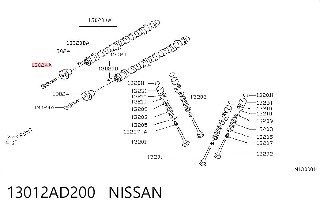 13012AD200 Nissan/Infiniti
