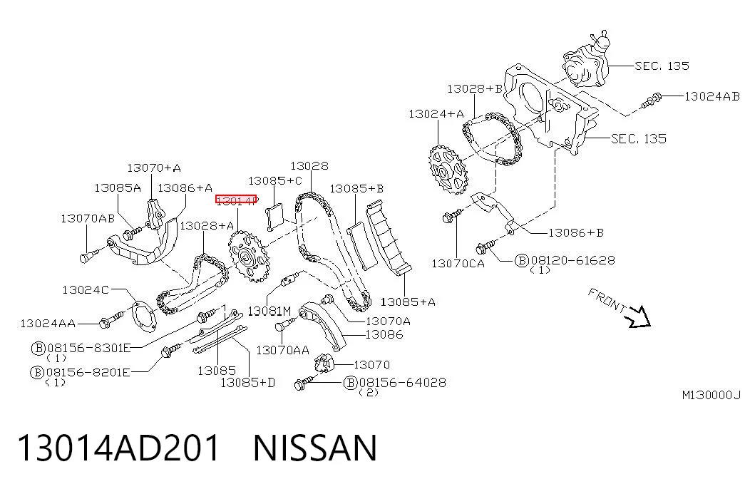 13014AD201 Nissan/Infiniti