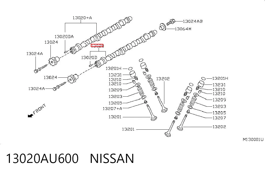 13020AU600 Nissan/Infiniti