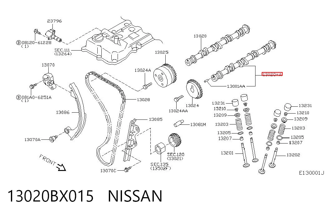 13020BX015 Nissan/Infiniti