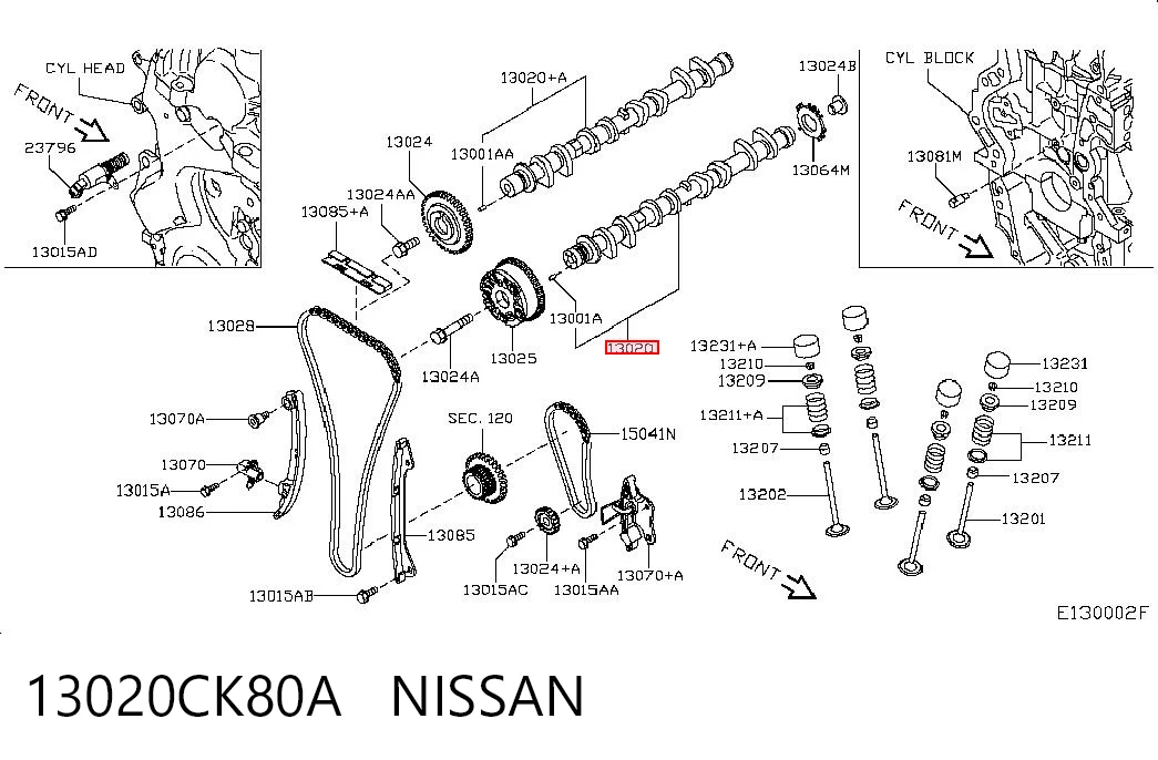 13020CK80A Nissan/Infiniti