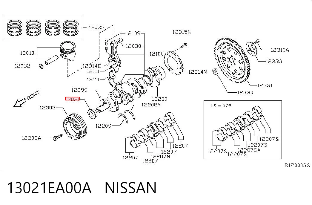 13021EA00A Nissan/Infiniti