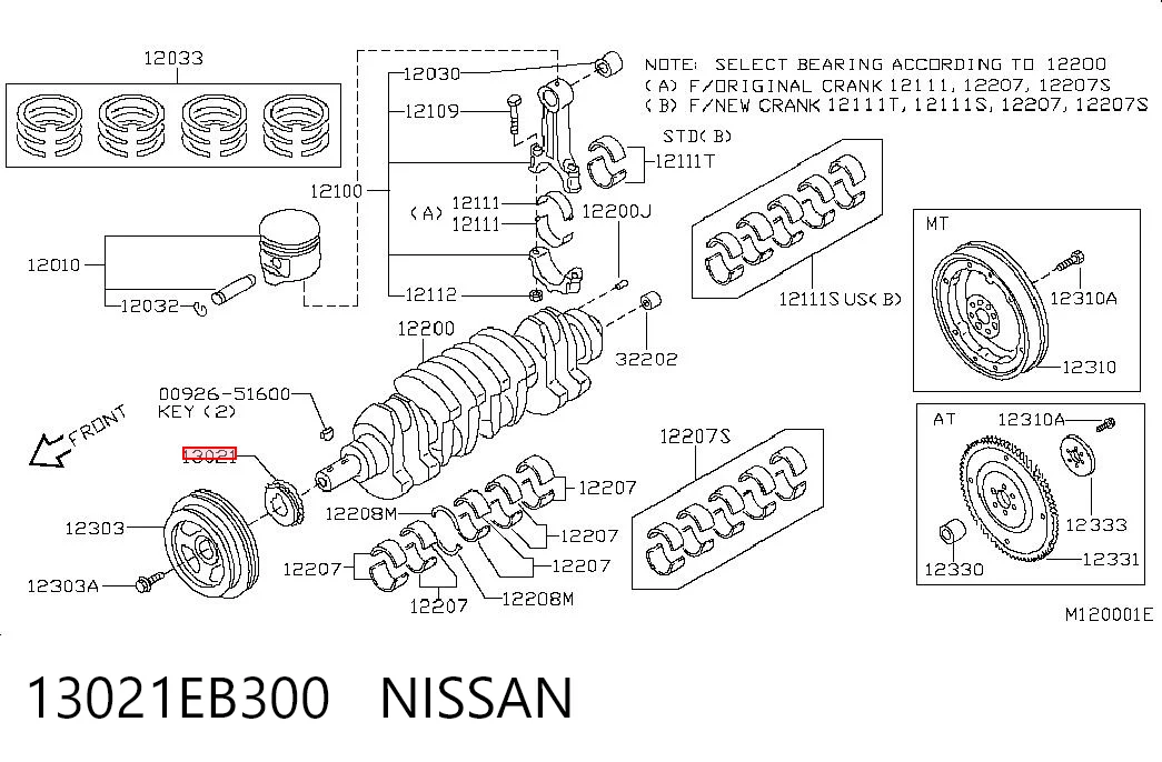 13021EB300 Nissan/Infiniti